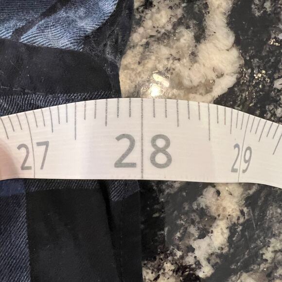 Gap Men’s Navy Blue Plaid Button Down Long Sleeve Cotton Shirt - SIZE XXXL - Picture 6 of 7